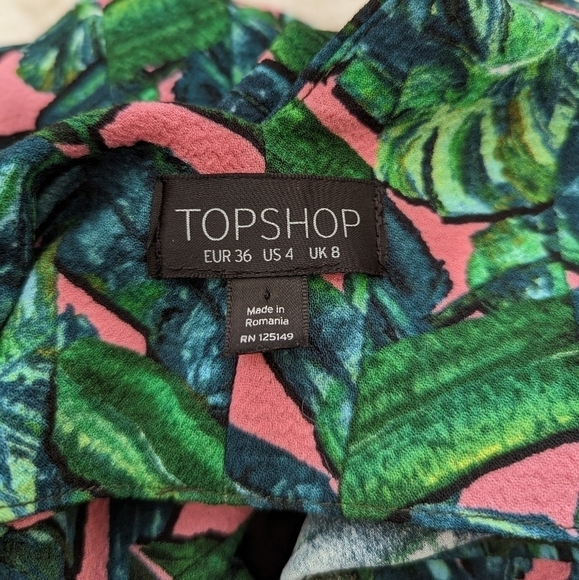 Topshop tropical palms romper 4 - Picture 9 of 16